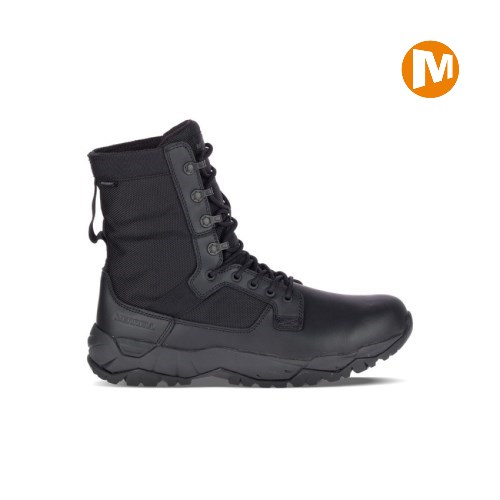 Merrell MQC Patrol Waterproof Sicherheitsschuhe Herren Schwarz [DE-CVKLZ]